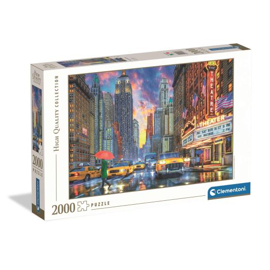 Puzzle Clementoni Manhattan Lluvioso de 2000 Piezas