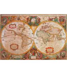 Puzzle Clementoni Mapa Antiguo de 1000 Piezas
