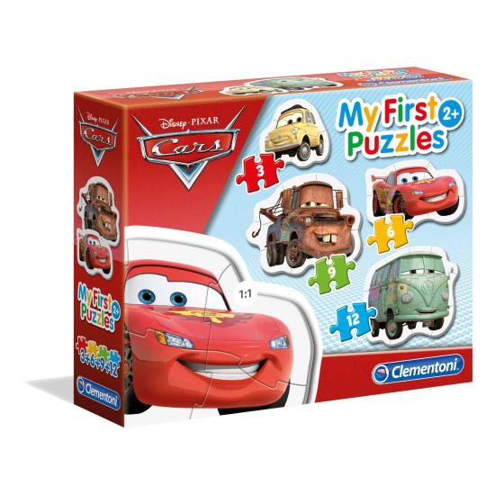 Puzzle Clementoni Mi Primer Puzzle Cars 3-6-9-12 Pzs.