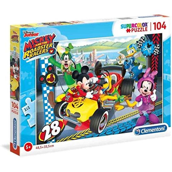 Puzzle Clementoni Mickey Roadster Race de 104 Piezas Puzzle Clementoni Mickey Roadster Race de 104 Piezas