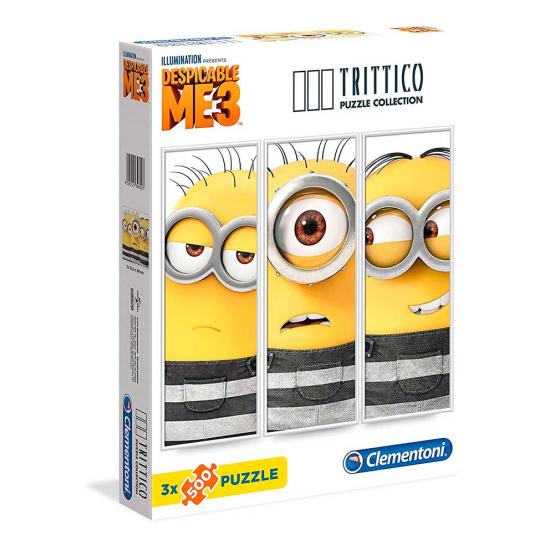Puzzle Clementoni Minions Tríptico 3 x 500 Piezas Puzzle Clementoni Minions Tríptico 3 x 500 Piezas