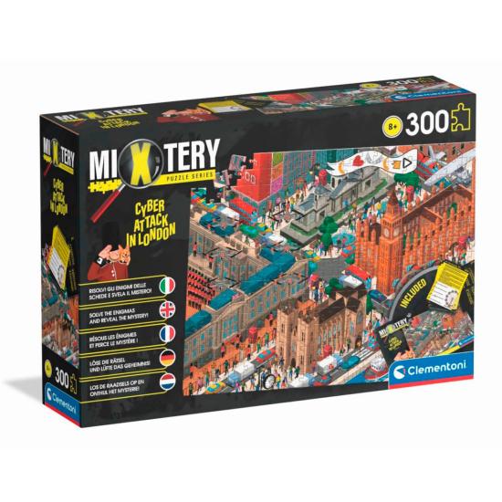 Puzzle Clementoni Mixtery Ciberataque en Londres de 300 Pzs Puzzle Clementoni Mixtery Ciberataque en Londres de 300 Pzs