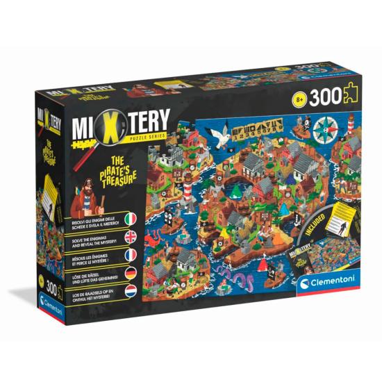 Puzzle Clementoni Mixtery El Tesoro del Pirata de 300 Pzs