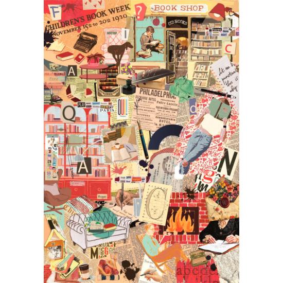 Puzzle Clementoni Más Es Más, Libros Y Escritura de 1000 Piezas Puzzle Clementoni Más Es Más, Libros Y Escritura de 1000 Piezas