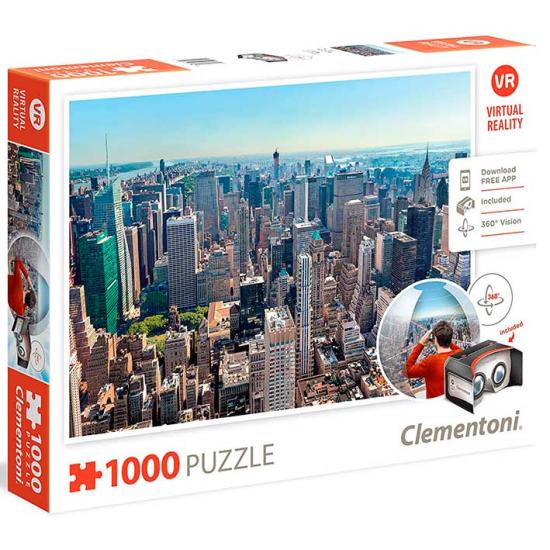 Puzzle Clementoni VR Nueva York de 1000 Piezas