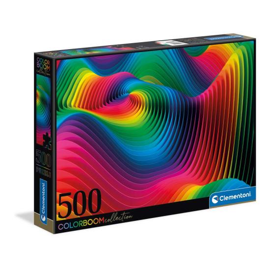 Puzzle Clementoni Ondas Colorboom de 500 Piezas