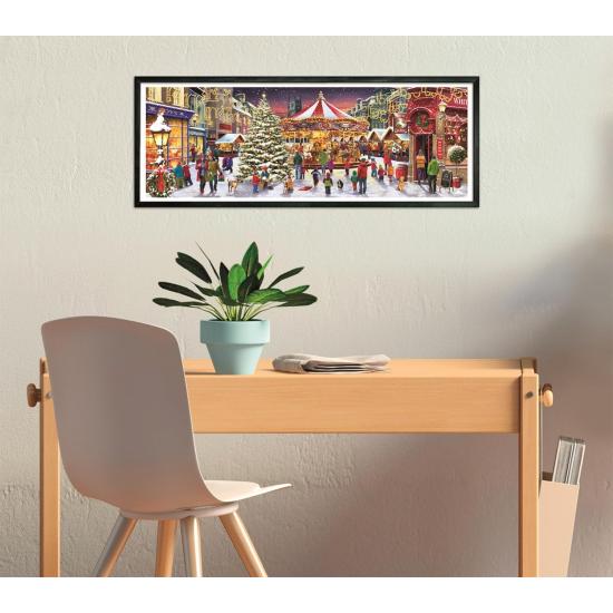 Puzzle Clementoni Panorama Pueblo Navideño de 1000 Pzs