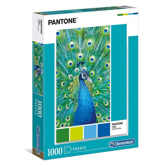 Puzzle Clementoni PANTONE 7466, Pavo Real de 1000