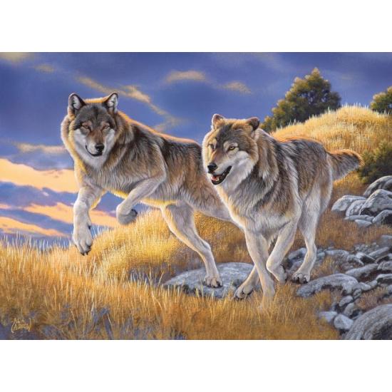 Puzzle Clementoni Pareja de Lobos de 500 Piezas