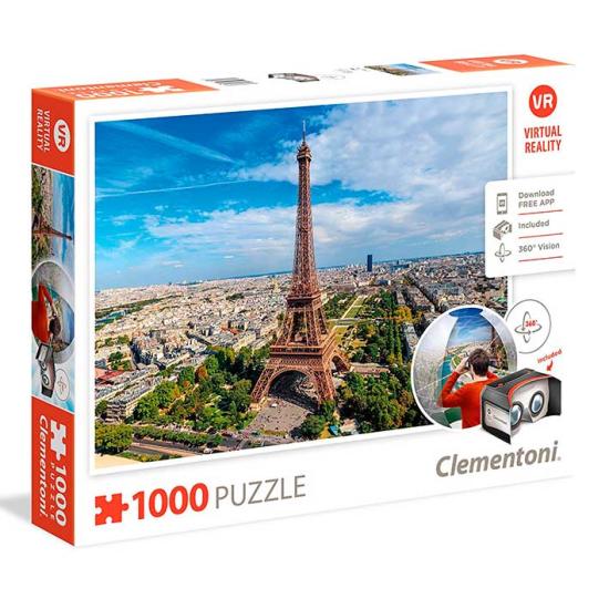 Puzzle Clementoni VR París de 1000 Piezas Puzzle Clementoni VR París de 1000 Piezas