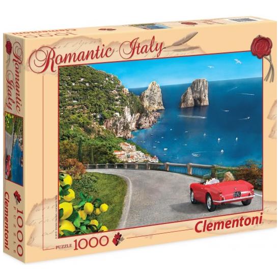 Puzzle Clementoni Paseo Romántico, Capri de 1000 Piezas