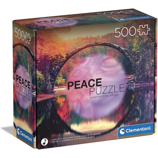 Puzzle Clementoni Peace Puzzle Reflexión Consciente de 500 Pzs Puzzle Clementoni Peace Puzzle Reflexión Consciente de 500 Pzs