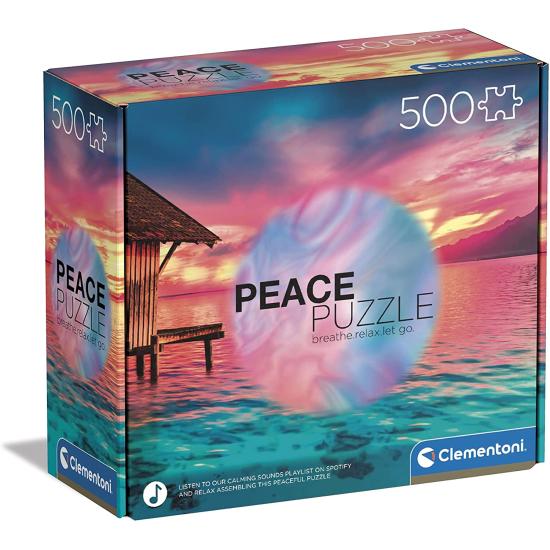 Puzzle Clementoni Peace Puzzle Vive el Presente de 500 Piezas Puzzle Clementoni Peace Puzzle Vive el Presente de 500 Piezas