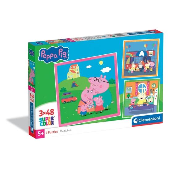 Puzzle Clementoni Peppa Pig de 3 x 48 Piezas