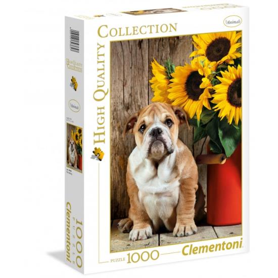Puzzle Clementoni Perro Bulldog de 1000 Piezas