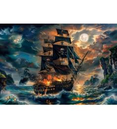 Puzzle Clementoni Piratas De Los Mares Encantados de XXL 300 Pie