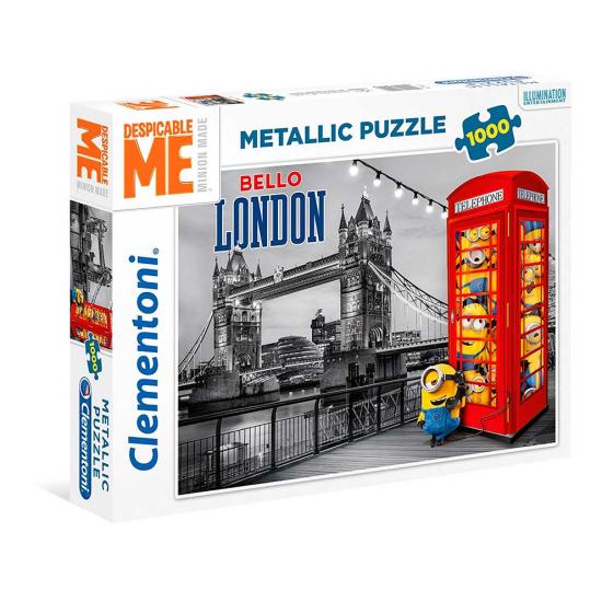 Puzzle Clementoni Platinum Minions, Cabina Telefónica 1000 Pzas