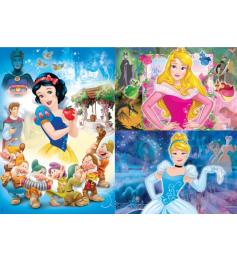 Puzzle Clementoni Princesas Disney 3 x 48 Piezas
