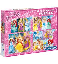 Puzzle Clementoni Progresivo Princesas 20-60-100-180 Pzs.