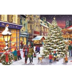 Puzzle Clementoni Pueblo Navideño de 1000 Piezas