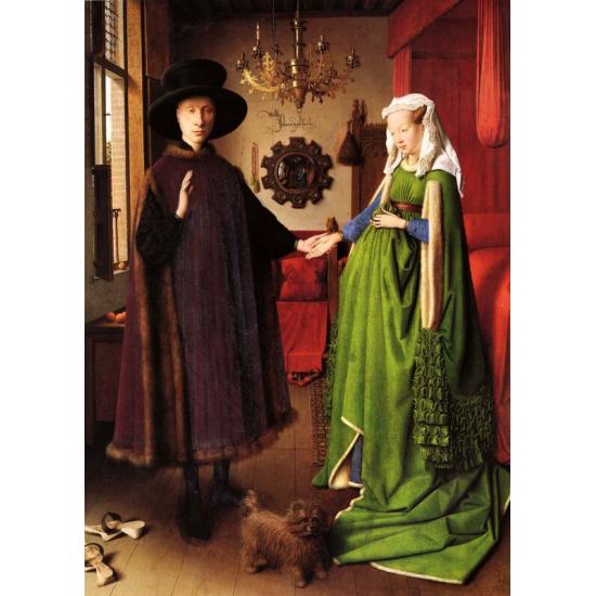 Puzzle Clementoni Retrato de Giovanni Arnolfini y su Esposa de Puzzle Clementoni Retrato de Giovanni Arnolfini y su Esposa de