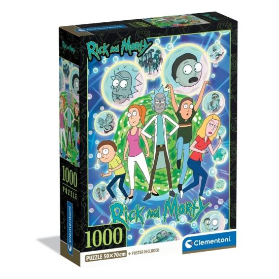 Puzzle Clementoni Rick and Morty I de 1000 Piezas