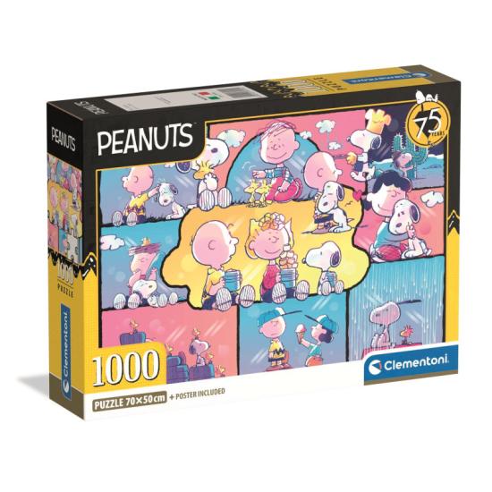 Puzzle Clementoni Snoopy Peanuts Momentos de 1000 Piezas Puzzle Clementoni Snoopy Peanuts Momentos de 1000 Piezas