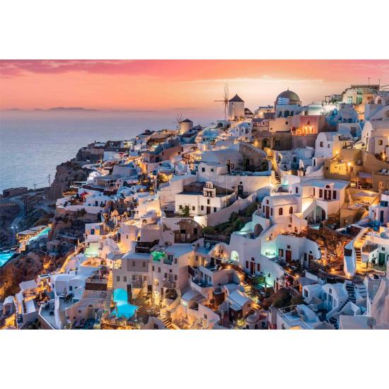 Puzzle Clementoni Sombras De Santorini de 1000 Piezas