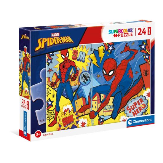 Puzzle Clementoni Spiderman Super Hero Maxi 24 Piezas Puzzle Clementoni Spiderman Super Hero Maxi 24 Piezas