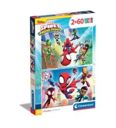 Puzzle Clementoni Spidey Amazing Friends 2 x 60 Piezas