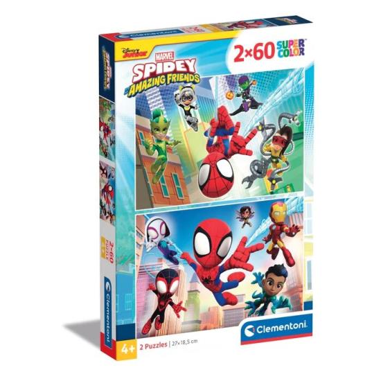 Puzzle Clementoni Spidey Amazing Friends 2 x 60 Piezas