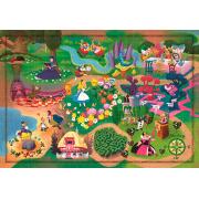 Puzzle Clementoni Story Maps Alicia de 1000 Piezas