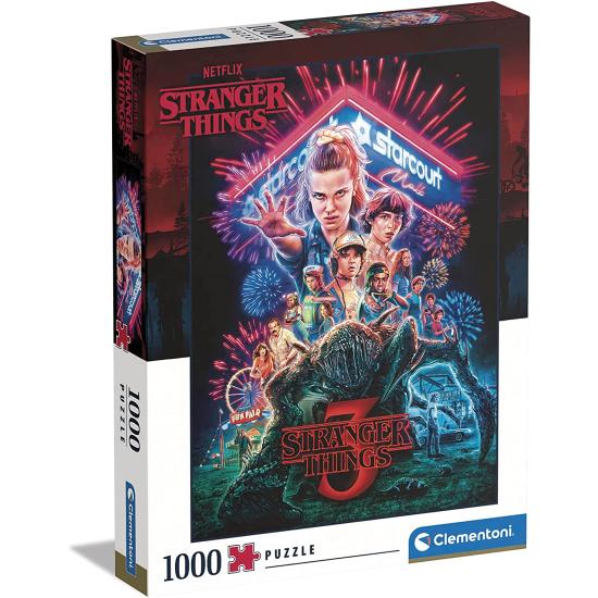 Puzzle Clementoni Stranger Things 3 de 1000 Piezas Puzzle Clementoni Stranger Things 3 de 1000 Piezas