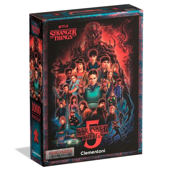 Puzzle Clementoni Stranger Things 5 de 1000 Piezas