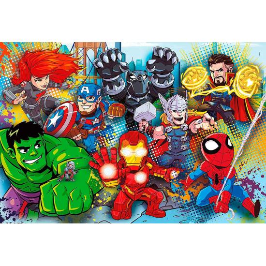 Puzzle Clementoni Superhéroes Marvel Maxi de 60 Piezas Puzzle Clementoni Superhéroes Marvel Maxi de 60 Piezas