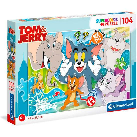 Puzzle Clementoni Tom y Jerry III de 104 Piezas