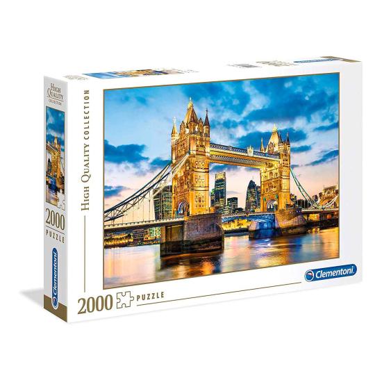 Puzzle Clementoni Tower Bridge al Anochecer de 2000 Piezas Puzzle Clementoni Tower Bridge al Anochecer de 2000 Piezas