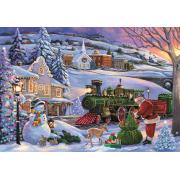 Puzzle Clementoni Tren De Navidad de 500 Piezas