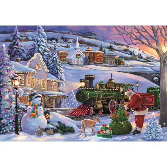 Puzzle Clementoni Tren De Navidad de 500 Piezas
