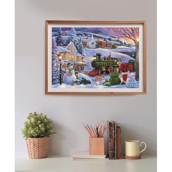 Puzzle Clementoni Tren De Navidad de 500 Piezas
