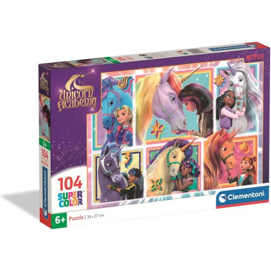 Puzzle Clementoni Unicorn Academy: Unicornios de 104 Piezas Puzzle Clementoni Unicorn Academy: Unicornios de 104 Piezas
