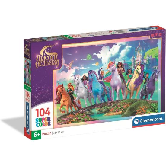 Puzzle Clementoni Unicorn Academy de 104 Piezas Puzzle Clementoni Unicorn Academy de 104 Piezas