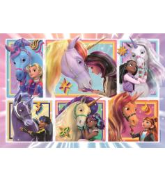 Puzzle Clementoni Unicorn Academy: Unicornios de 104 Piezas