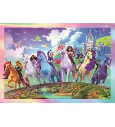 Puzzle Clementoni Unicorn Academy de 104 Piezas