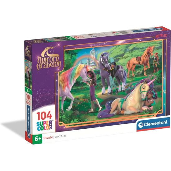 Puzzle Clementoni Unicorn Academy: En el Prado de 104 Piezas Puzzle Clementoni Unicorn Academy: En el Prado de 104 Piezas
