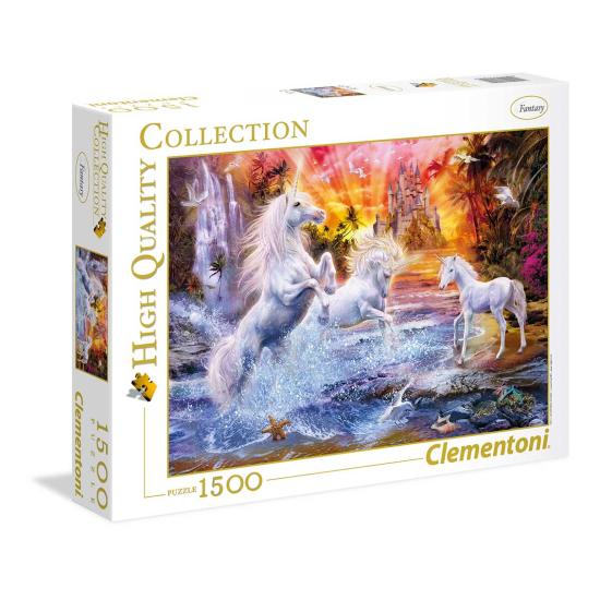 Puzzle Clementoni Unicornios Salvajes de 1500 Piezas Puzzle Clementoni Unicornios Salvajes de 1500 Piezas