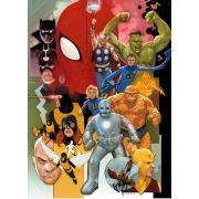 Puzzle Clementoni Universo Marvel Años 80 de 1000 Piezas