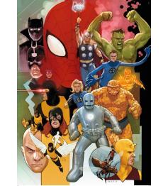 Puzzle Clementoni Universo Marvel Años 80 de 1000 Piezas