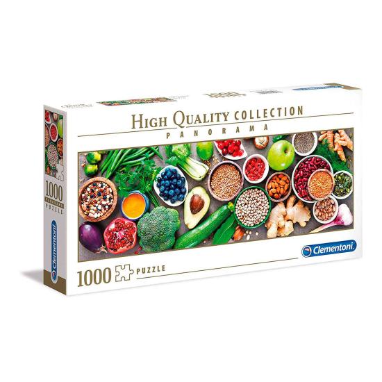 Puzzle Clementoni Vegetariano y Saludable Panorama de 1000 Pzs Puzzle Clementoni Vegetariano y Saludable Panorama de 1000 Pzs