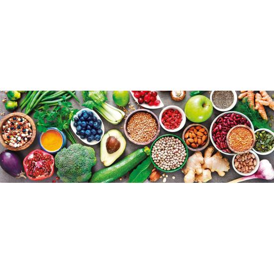 Puzzle Clementoni Vegetariano y Saludable Panorama de 1000 Pzs Puzzle Clementoni Vegetariano y Saludable Panorama de 1000 Pzs